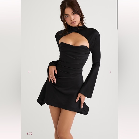 House of CB Black Mini Dress - Picture 1 of 16